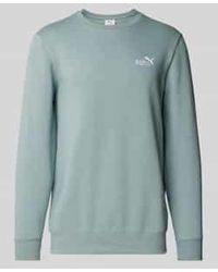 PUMA - Sweatshirt Met Labelstitching - Lyst