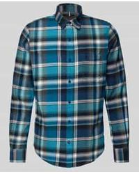 Lerros - Regular Fit Vrijetijdsoverhemd Met Labelstitching - Lyst