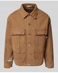 Another Cotton Lab - Jeansjack Met Labelstitching - Lyst