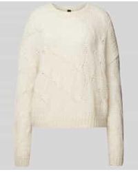 Stefanel - Gebreide Pullover Met Ronde Hals - Lyst