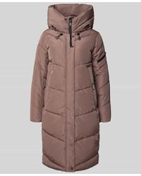 Khujo - Steppmantel mit Kapuze Modell 'JANGE' - Lyst