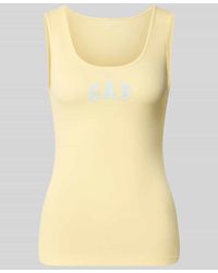 Gap - Slim Fit Top mit Logo-Print - Lyst