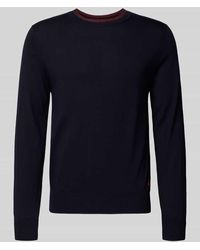 Paul Smith - Strickpullover mit gerippten Abschlüssen - Lyst