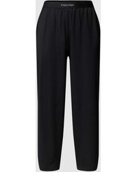 Calvin Klein - Pyjama-Hose mit elastischem Logo-Bund - Lyst