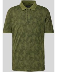 Fynch-Hatton - Regular Fit Poloshirt mit Allover-Print - Lyst