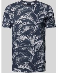 Lindbergh - T-shirt Met All-over Motief - Lyst