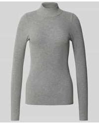 Joop! - Gebreide Pullover Van Viscosemix Met Opstaande Kraag, Model 'Miran' - Lyst