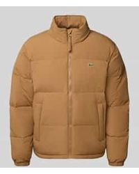 Lacoste - Regular Fit Donsjack Met Opstaande Kraag En Geïntegreerde Capuchon - Lyst