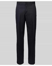 Emporio Armani - Regular Fit Hose Mit Elastischem Bund - Lyst