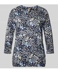 Soya Concept - Shirt Met Lange Mouwen Met 3/4-Mouwen Model 'Felicity' - Lyst