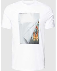 Armani Exchange - T-Shirt mit Motiv-Print - Lyst