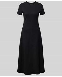 Tommy Hilfiger - Midikleid mit Rundhalsausschnitt Modell 'MODERN F&F' - Lyst