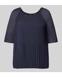 S.oliver - Regular Fit Chiffon Blouse Met Korte Raglanmouwen - Lyst