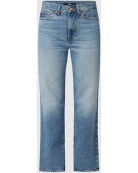 7 For All Mankind - Korte Jeans Met Stretch, Model 'logan' - Lyst