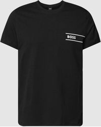 BOSS - T-shirt Van Biologisch Katoen - Lyst