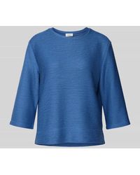 S.oliver - Relaxed Fit Sweatshirt mit Strukturmuster - Lyst