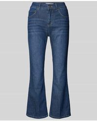 ANGELS - Cropped Jeans in unifarbenem Design Modell 'Leni' - Lyst
