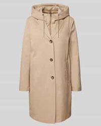 Cinque - Lange Jas Met Capuchon, Model 'Miracle' - Lyst