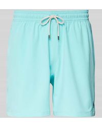 Polo Ralph Lauren - Regular Fit Badeshorts Mit Logo-Stitching Modell 'Traveler' - Lyst