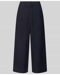 Marc O' Polo - Wide Leg Stoffhose mit verkürztem Schnitt - Lyst
