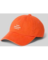 Mads Nørgaard - Basecap mit Label-Stitching - Lyst