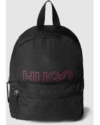 HUGO - Rucksack mit Logo-Schriftzug - Lyst