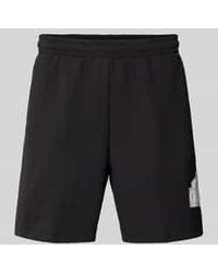 adidas - Regular Fit Sweatshorts Met Labeldetail - Lyst