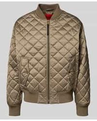 HUGO - Regular Fit Gewatteerd Jack Met Opstaande Kraag, Model 'Bicol2541' - Lyst