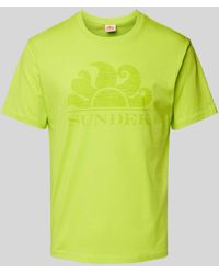 Sundek - T-shirt Met Labelprint - Lyst
