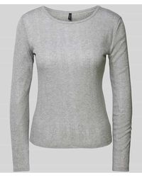 Vero Moda - Regular Fit Langarmshirt Aus Reiner Baumwolle Modell 'Lisa' - Lyst