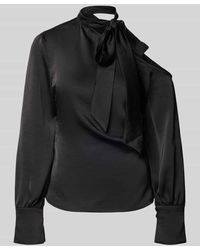 Neo Noir - Blusenshirt mit Schleifen-Detail Modell 'Shirli' - Lyst