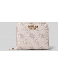 Guess - Portemonnaie mit Logo-Applikation Modell 'Laurel' - Lyst
