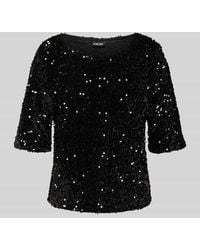 Pieces - Regular Fit T-Shirt mit Paillettenbesatz Modell 'KAM' - Lyst