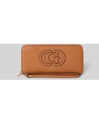 Guess - Portemonnaie mit Logo-Stitching Modell 'Calebra' - Lyst