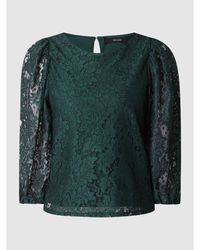 Vero Moda Blusenshirt aus Spitze Modell 'Bonna' - Grün