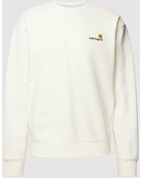 Carhartt - Sweatshirt mit Label-Stitching - Lyst
