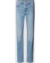 Levi's® 300 - Straight Fit Jeans Met Knoopsluiting - Lyst