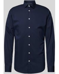 S.oliver - Tailored Fit Zakelijk Overhemd Met Kentkraag - Lyst
