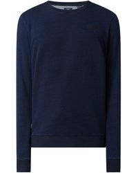 Superdry Sweatshirt im Washed-Out-Look - Blau