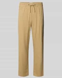 Blend - Wide Fit Linnen Broek Met Viscosegehalte Model 'Malvin' - Lyst