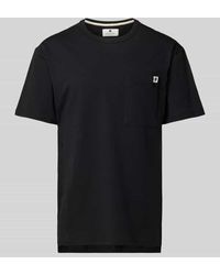 Anerkjendt - T-Shirt mit Brusttasche Modell 'AKRUNE' - Lyst