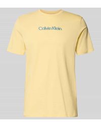 Calvin Klein - Regular Fit T-Shirt mit Logo-Print Modell 'Class' - Lyst