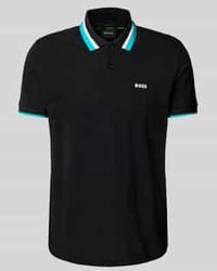 BOSS - Regular Fit Poloshirt Met Labelprint, Model 'Paddy' - Lyst