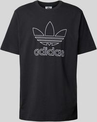 adidas Originals - T-shirt Met Labelprint - Lyst