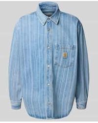 Carhartt - Relaxed Fit Jeansoverhemd Met Borstzak, Model 'Rylan' - Lyst