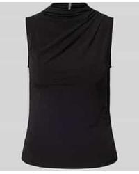 Pieces - Top Met Opstaande Kraag - Lyst