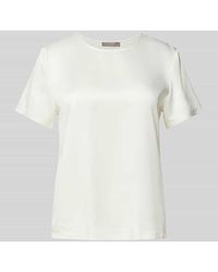 christian berg - Regular Fit Blusenshirt Mit Rundhalsausschnitt - Lyst