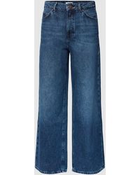 Marc O' Polo - High Rise Relaxed Fit Jeans Met Merkdetail - Lyst