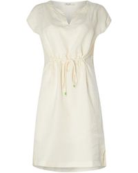 maerz muenchen Jurk Van Linnen - Naturel