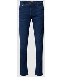 Jack & Jones - Slim Fit Jeans im 5-Pocket-Design Modell 'GLENN ORIGINAL' - Lyst